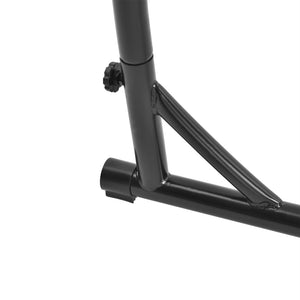 Függőszék állvány HTH004S fekete 205 x 110 cm [casa.pro]