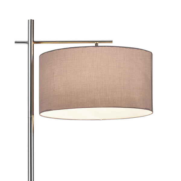 Állólámpa 'London' Nappali Megvilágítás Design Lámpa 155 x ø 46 cm Szürke [lux.pro]