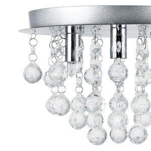 Mennyezeti lámpa Trio 20 x Ø 28 cm króm műkristály design  [lux.pro] 