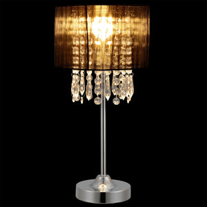  Asztali lámpa Bellevue éjjeli lámpa design 40 x ø 20 cm fekete [lux.pro]®