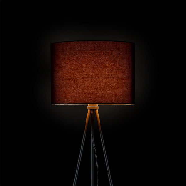 Állólámpa Philadelphia 1 x E27 fekete 150 x ø 40 cm [lux.pro]