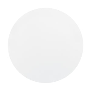 [en.casa]® Étkezőasztal kerek Camille Retro-design 3 személyes ø80cm x 75 cm MDF matt fehér 