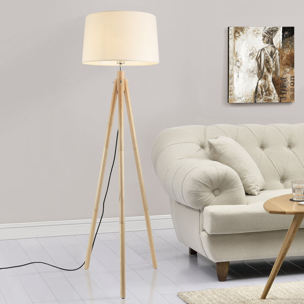 Állólámpa Tomar 153 cm 1xE27 Max. 60W Fehér lux.pro - premiumXL