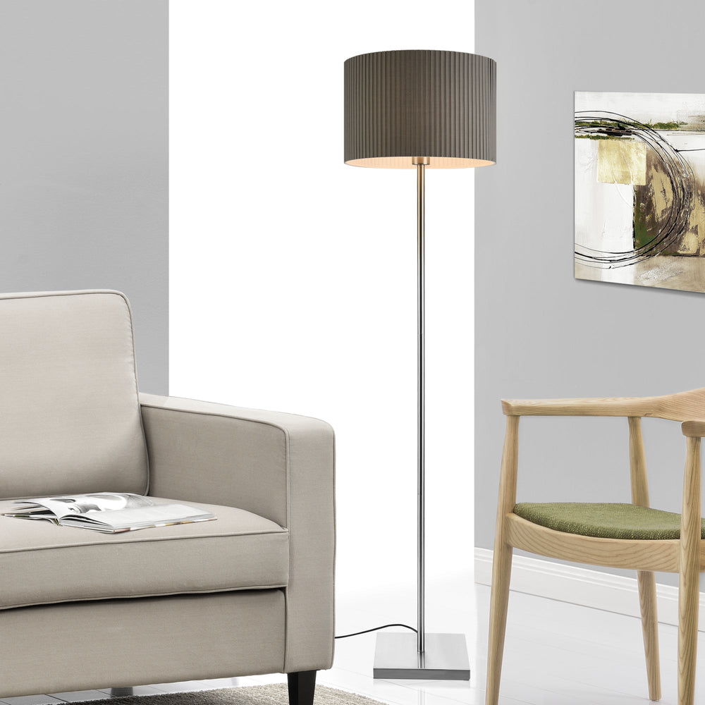 Állólámpa Coimbra 151 cm 1xE27 fém szürke lux.pro - premiumXL
