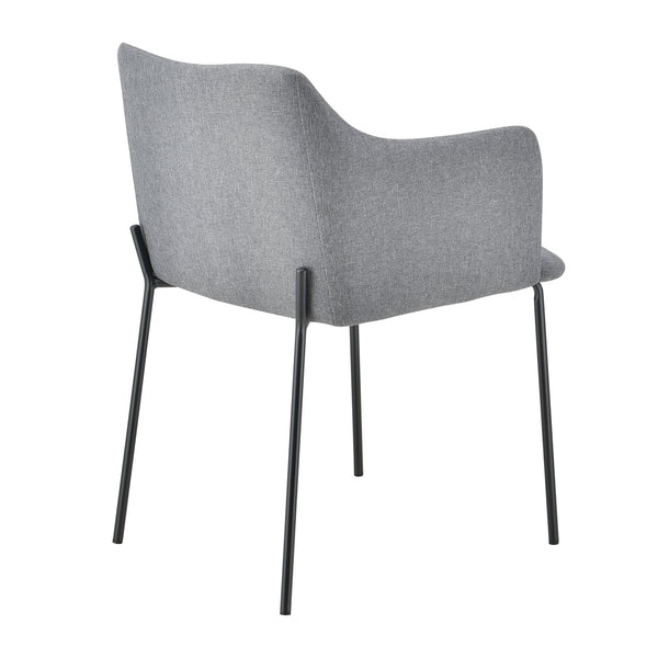 Fotel ABCS-3501 kárpitozott textil sötétszürke [en.casa]