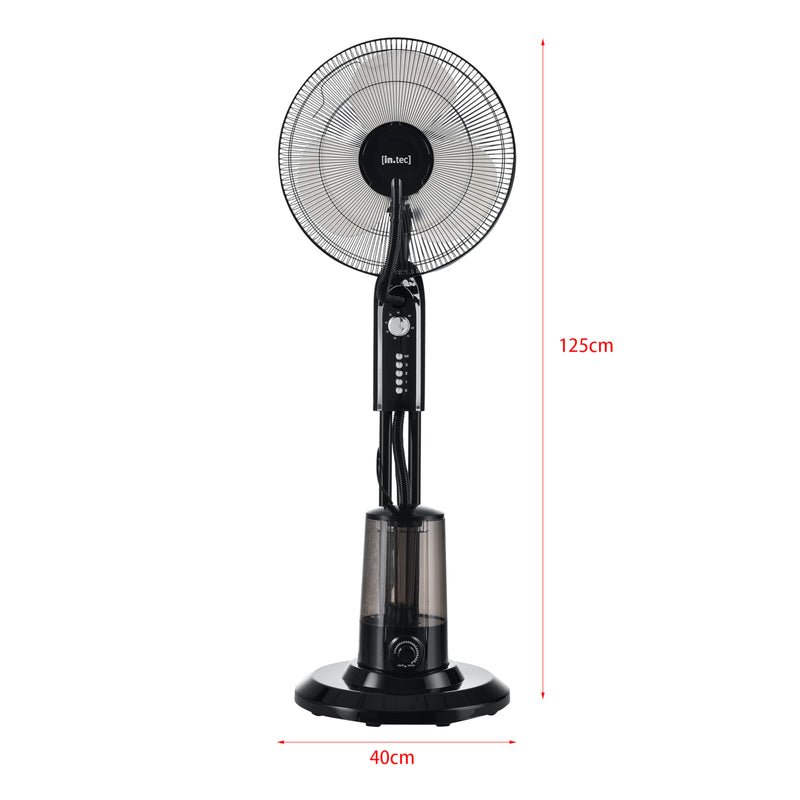 Méretrajz Párásító ventilátor ABWV-3971 időzítővel 75W  [in.tec]