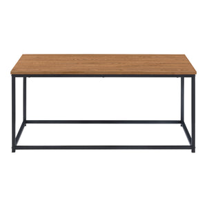 Dohányzóasztal Esbjerg 45 x 100 x 55 cm fa-hatású sötét árnyalat [en.casa] 