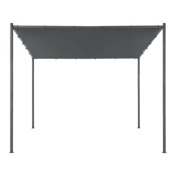 Kerti pavilon Carunchio 300 x 285 cm sötétszürke [en.casa] 