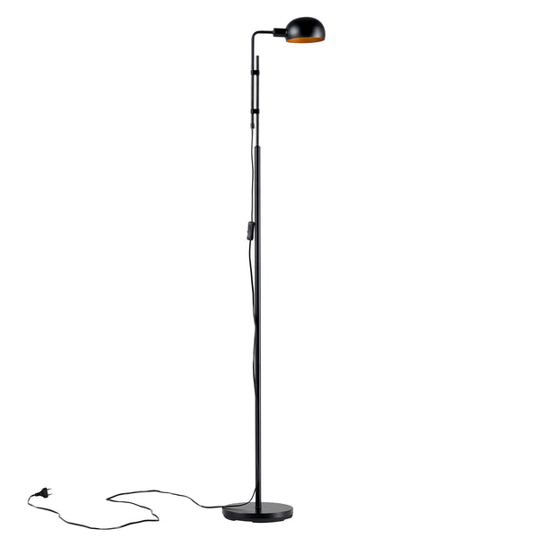 Állólámpa Bolton 1 x E14 max. 25W fekete 160 cm [lux.pro] 