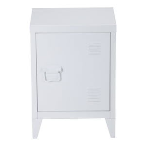 Éjjeli szekrény Inari bal oldali fogantyúval acél [en.casa]