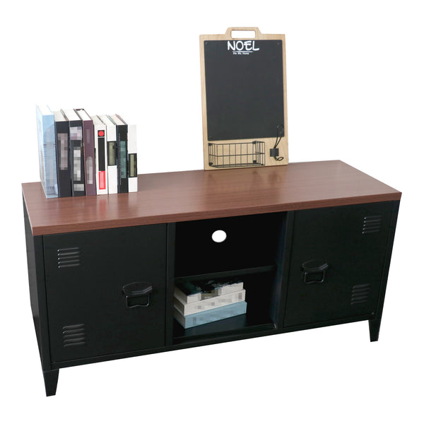 TV-Szekrény Pälkäne 58 x 113 x 40 cm acél [en.casa] 