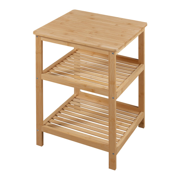 Bambusz állópolc 3 polccal Ikerasak [en.casa] 