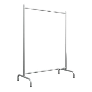 Ruhaállvány Staffanstorp 137x104x48cm Ezüst [en.casa]