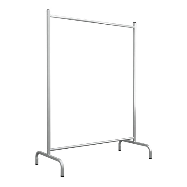 Ruhaállvány Staffanstorp 137x104x48cm Ezüst [en.casa]