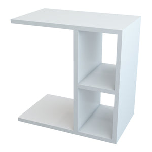 Kisasztal Ravnsborg 50x50x30 cm fehér [en.casa]