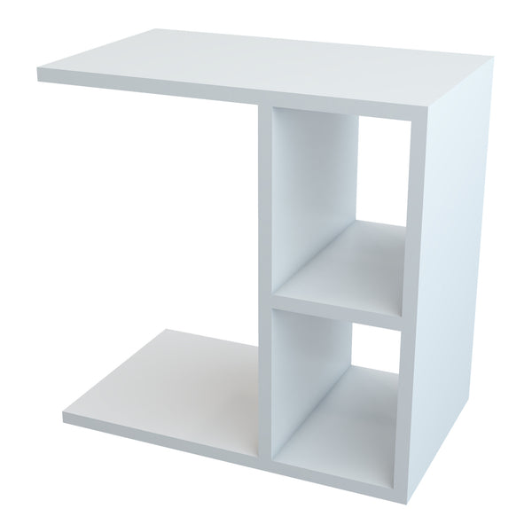 Kisasztal Ravnsborg 50x50x30 cm fehér [en.casa]
