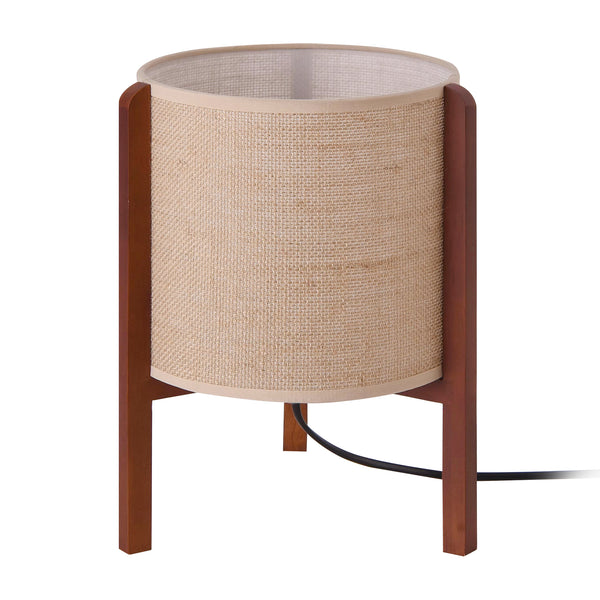 Asztali lámpa Solihull bézs / barna [lux.pro]