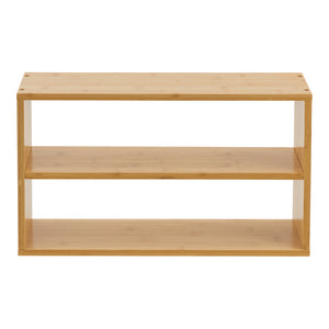Fali polc Gol 50x15x30 cm bambusz [en.casa]