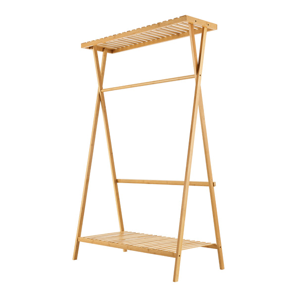 Ruhatartó állvány Horten bambusz [en.casa]