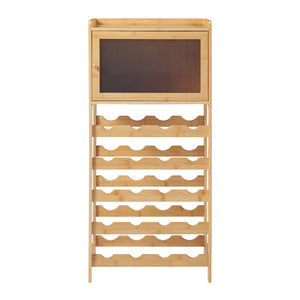 Bortartó állvány Gjerstad 100x47x28cm bambusz [en.casa]