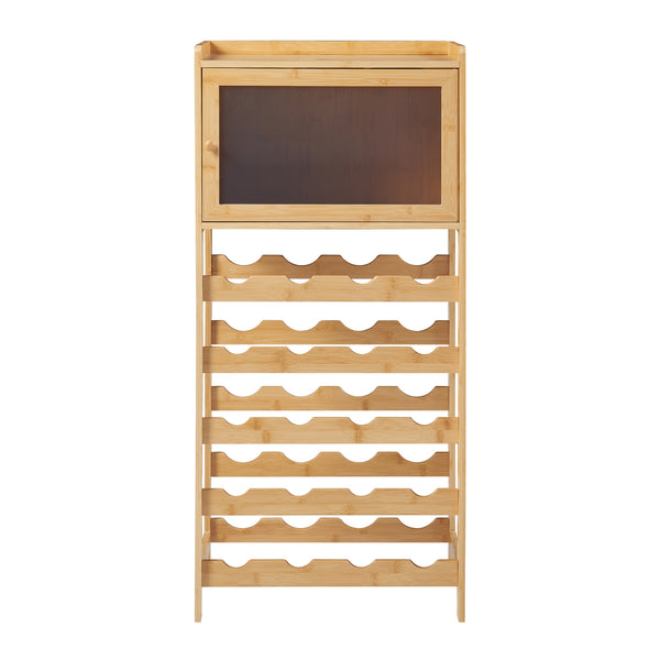 Bortartó állvány Gjerstad 100x47x28cm bambusz [en.casa]