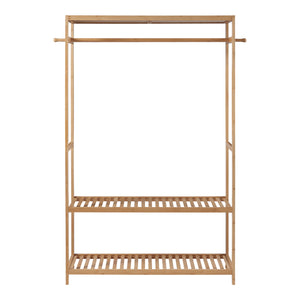 Bambusz ruhatartó állvány Herøy 165x100x35cm [en.casa]