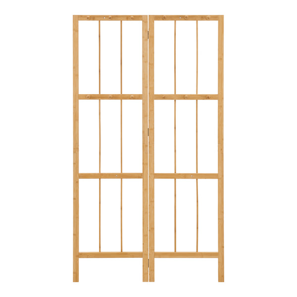 Előszoba sarokpanel Hyllestad 165,5x92x8cm bambusz [en.casa]