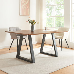 Asztalváz 2db-os szett Lyngby 72x55/70cm fekete [en.casa]