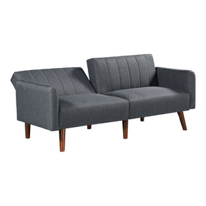 Kanapéágy Malå ágyfunkcióval 175x70x72 cm szürke [en.casa]