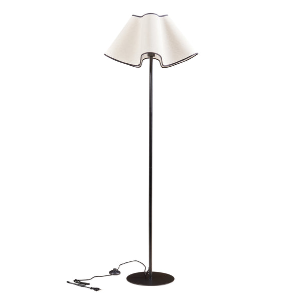 Állólámpa Ashton 153cm fekete/fehér [lux.pro]