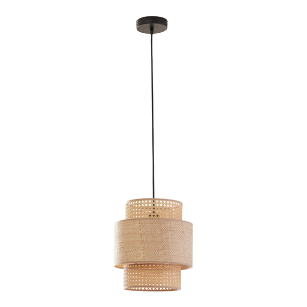 Függőlámpa Biggar rattan hatás/fonott minta [lux.pro]