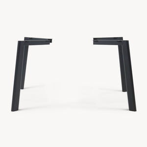 Asztallábak Hostang 4db-os szett 50x8x71 cm fekete [en.casa]
