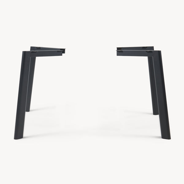Asztallábak Hostang 4db-os szett 50x8x71 cm fekete [en.casa]