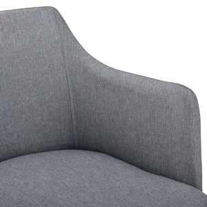 Fotel ABCS-3501 kárpitozott textil sötétszürke [en.casa]