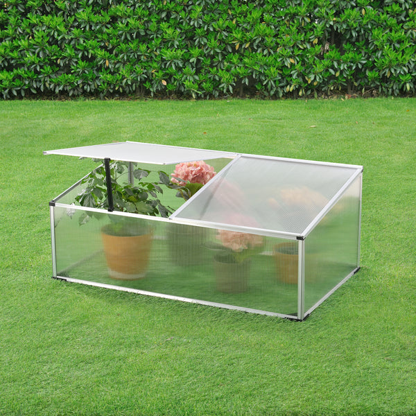 Hidegágy ACNI-14006 alumínium/polikarbonát 100 x 60 cm [en.casa] 