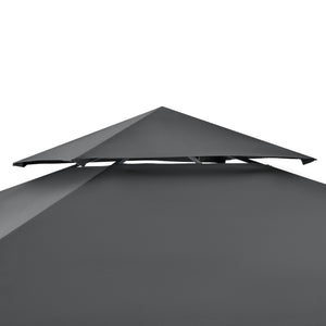 Grillpavilon Parga BBQ 250 x 241 x 151 cm sötétszürke [en.casa]