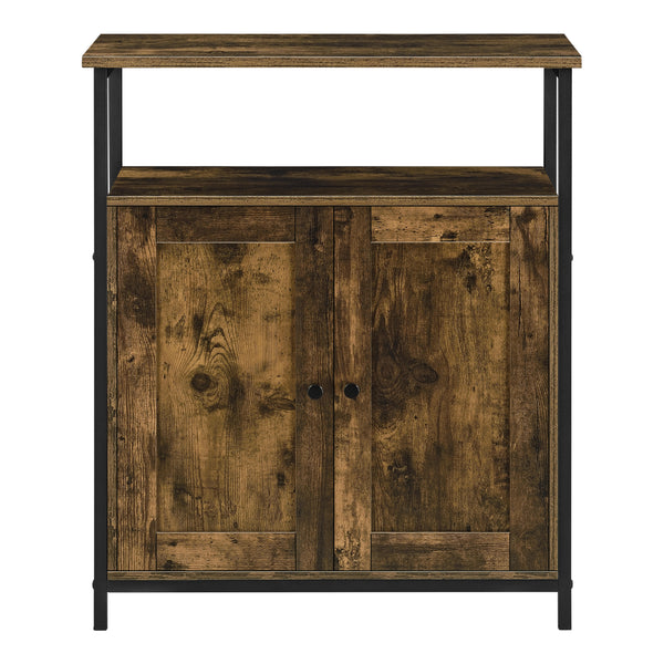 Komód Aremark 79 x 60 x 30 cm sötét fa-hatású [en.casa] 