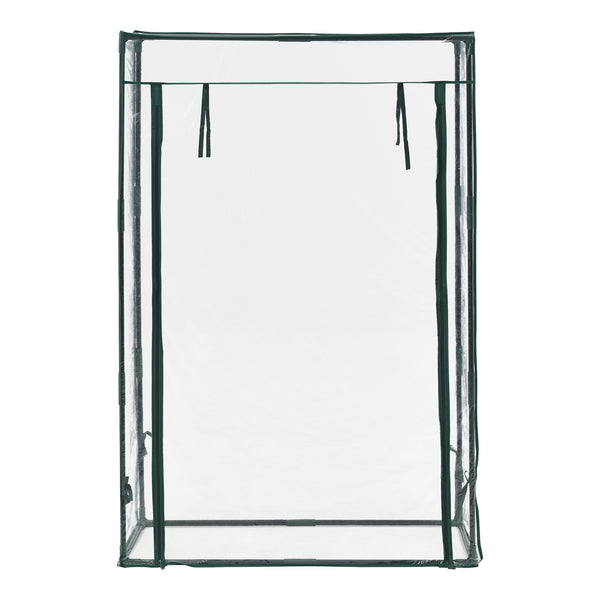 Terzigno fóliasátor paradicsomtermesztéshez 100x50x150 cm acél/PVC-fólia áttetsző [en.casa]