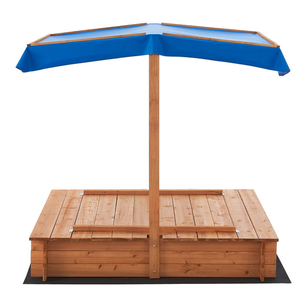 Homokozó Kellenhusen 120 x 120 x 120 cm jegenyefenyő [en.casa]