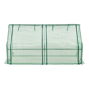 Mini fóliasátor Nissewaard 180x90x90 cm zöld [en.casa]