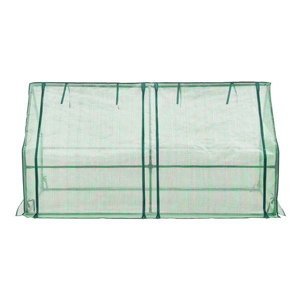 Mini fóliasátor Nissewaard 180x90x90 cm zöld [en.casa]