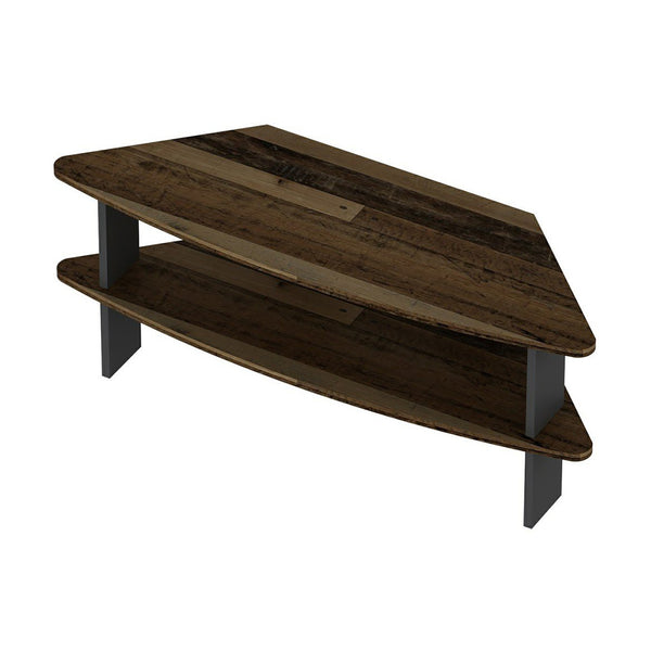 TV-asztal Fredensborg 45x116x40 cm antikfa hatás / antracit [en.casa]