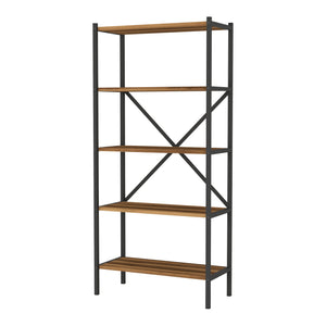Konyhai polc Tomelilla 160x66x34 cm dió/antracit [en.casa]