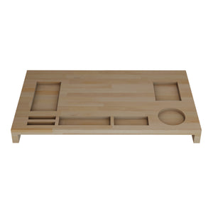 Monitorállvány Ringsted 5x54x30 cm bükk [en.casa]