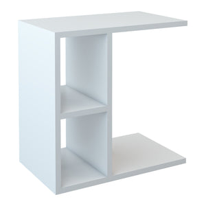 Kisasztal Ravnsborg 50x50x30 cm fehér [en.casa]