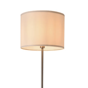 HT210001 Állólámpa Tamworth E27 ezüst/textil 161 cm [lux.pro]