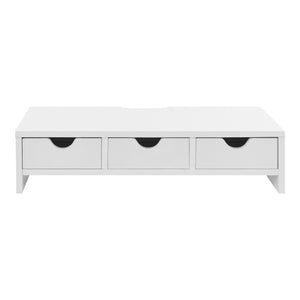 Monitorállvány Ruovesi 12x51x25cm Fehér [en.casa]