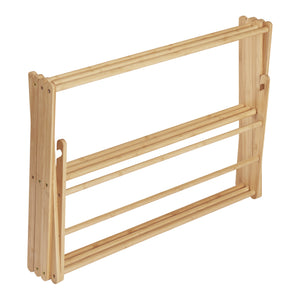 Összecsukható ruhaszárító állvány Grinau bambusz [en.casa]