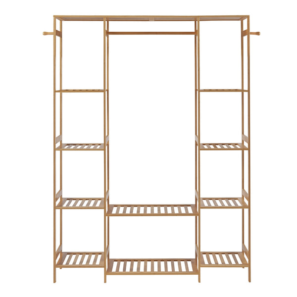 Ruhatartó állvány Ilomantsi Bambus [en.casa]