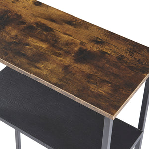 Polcos tűzifatartó állvány Turku 60x30x112cm [en.casa]